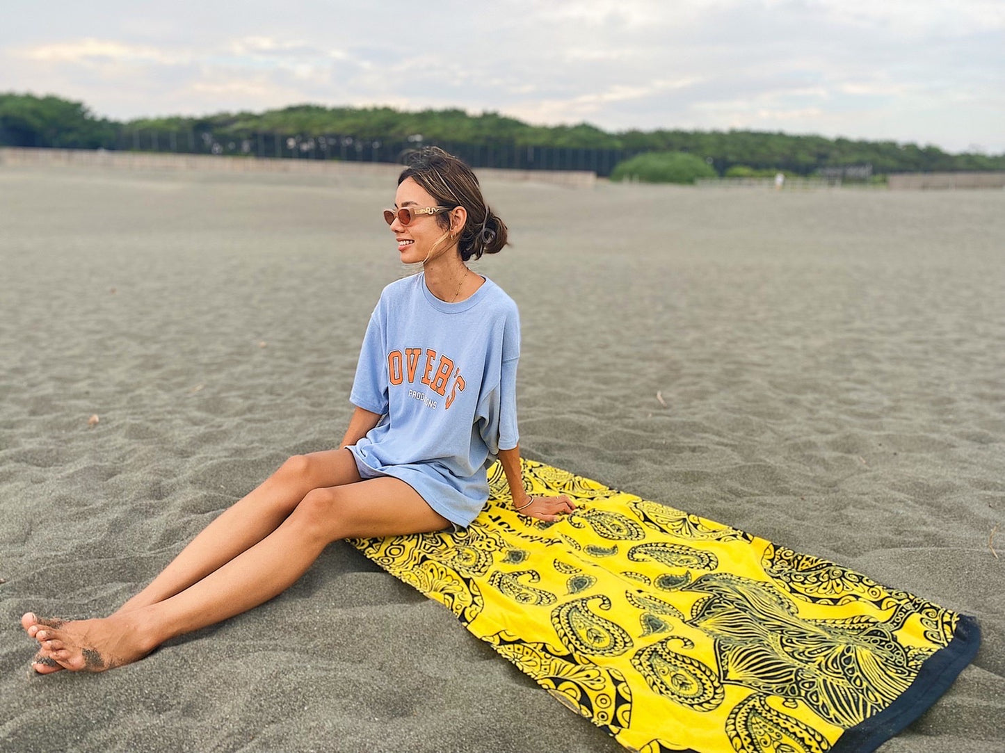 LB Beach Towel | Mustard