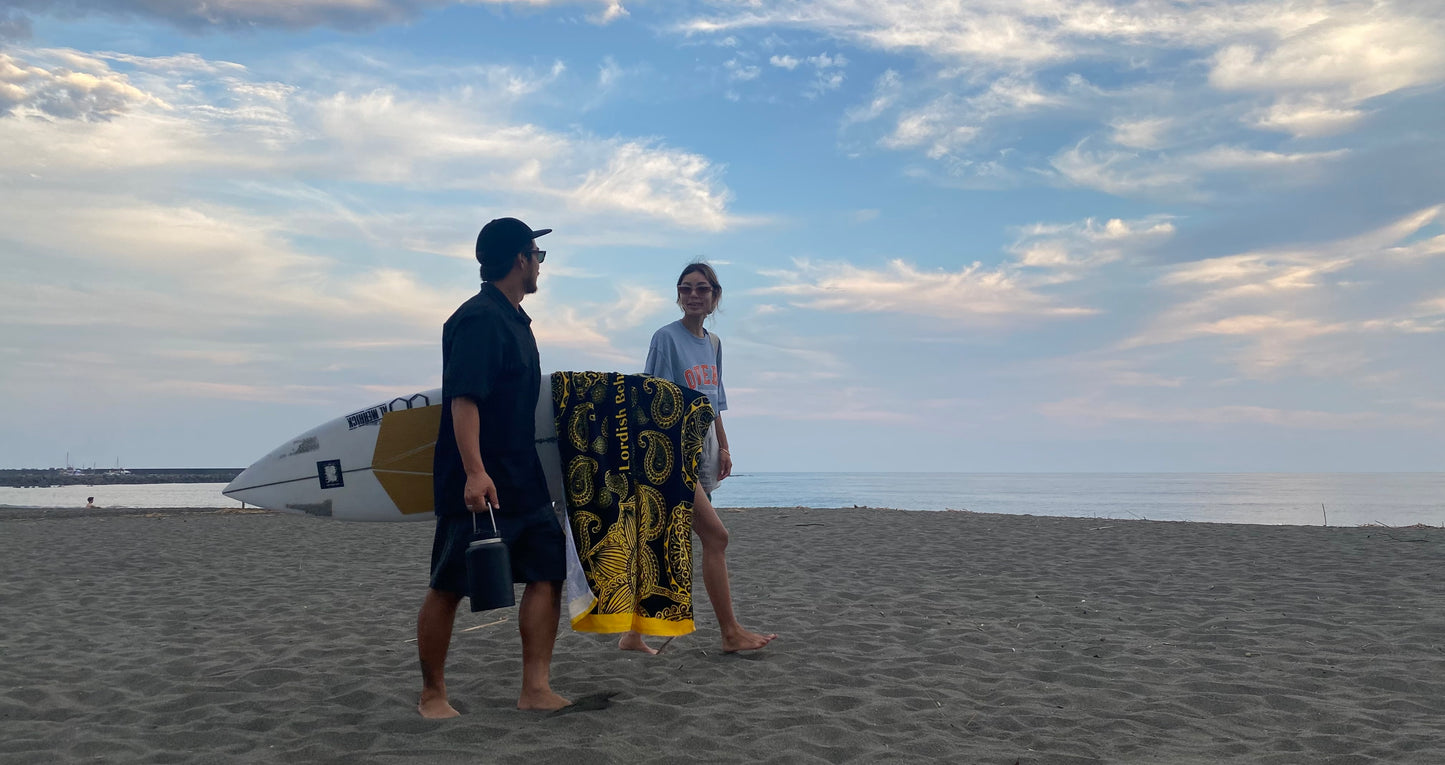 LB Beach Towel | Black