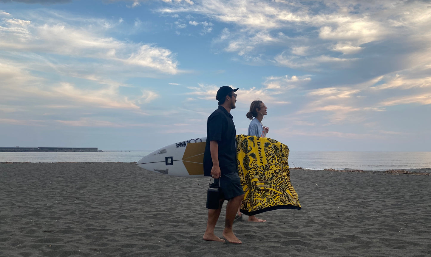 LB Beach Towel | Mustard