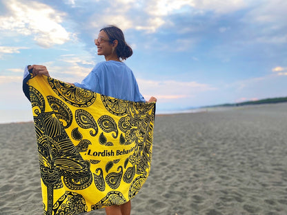 LB Beach Towel | Mustard